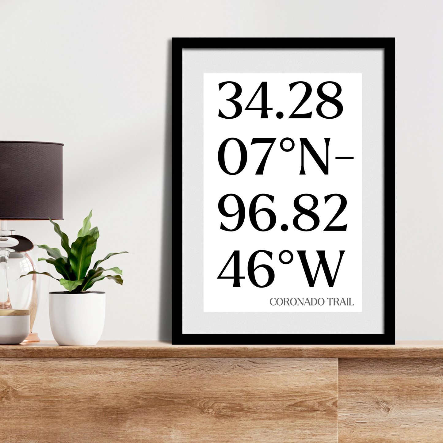 Coordinates Print - Style A