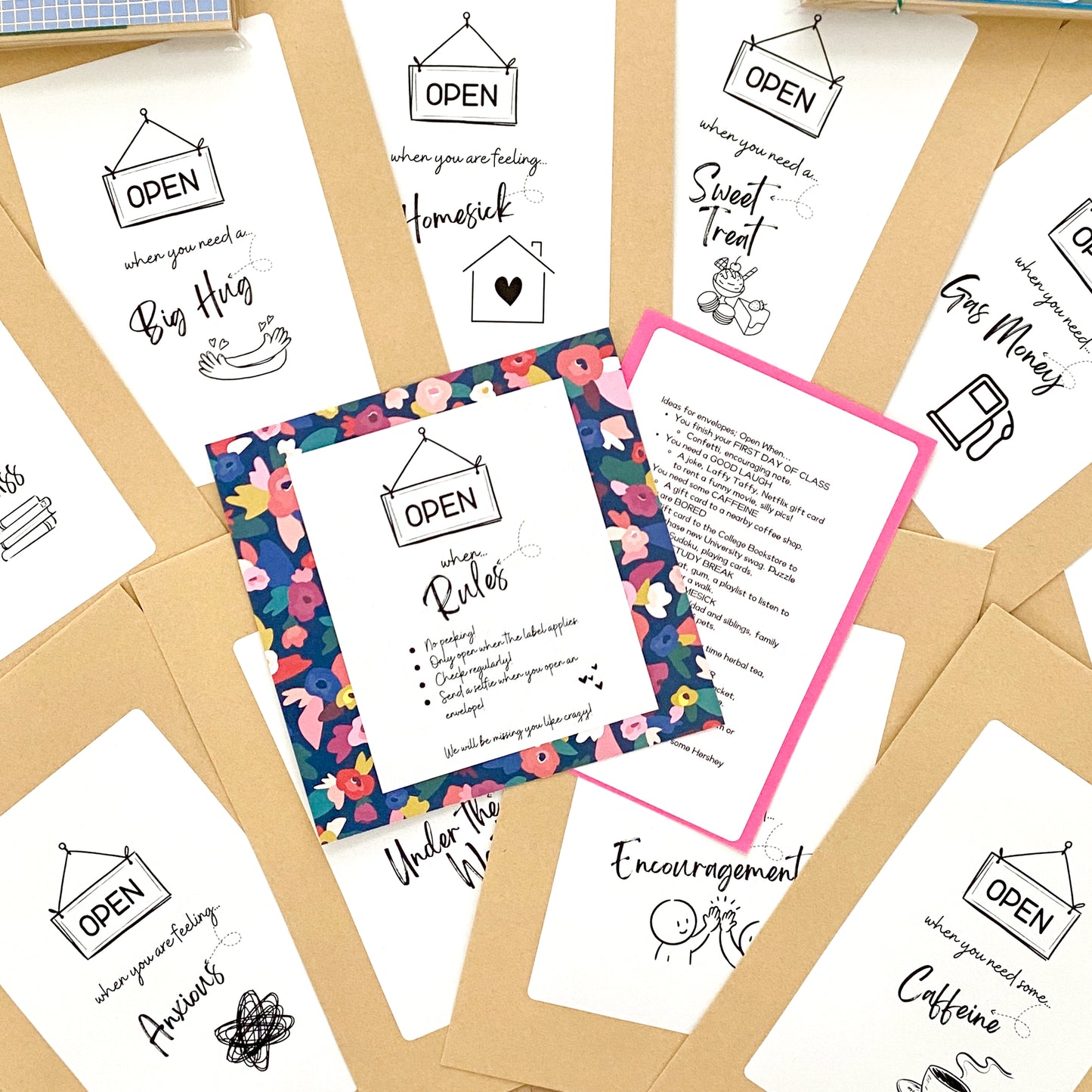 Open When Envelopes - College Edition (set of 20)