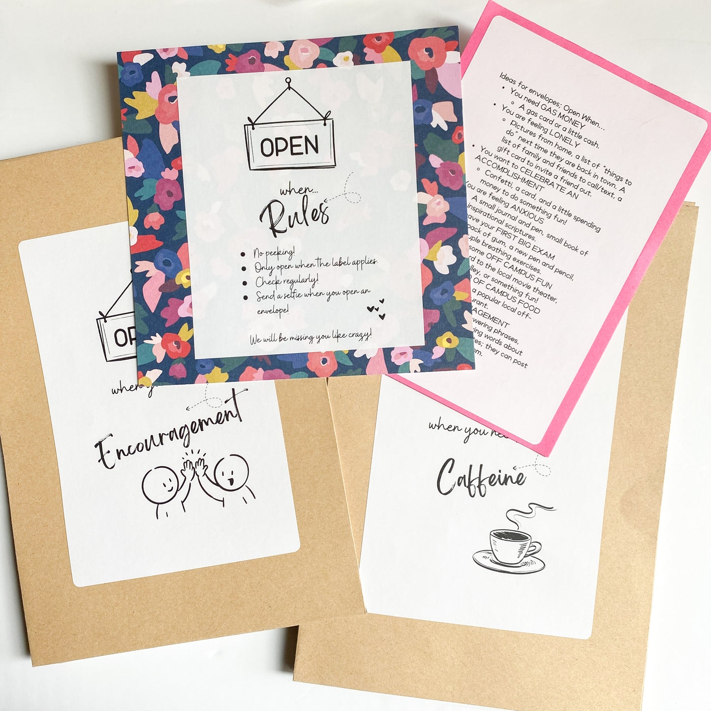 Open When Envelopes - College Edition (set of 20)