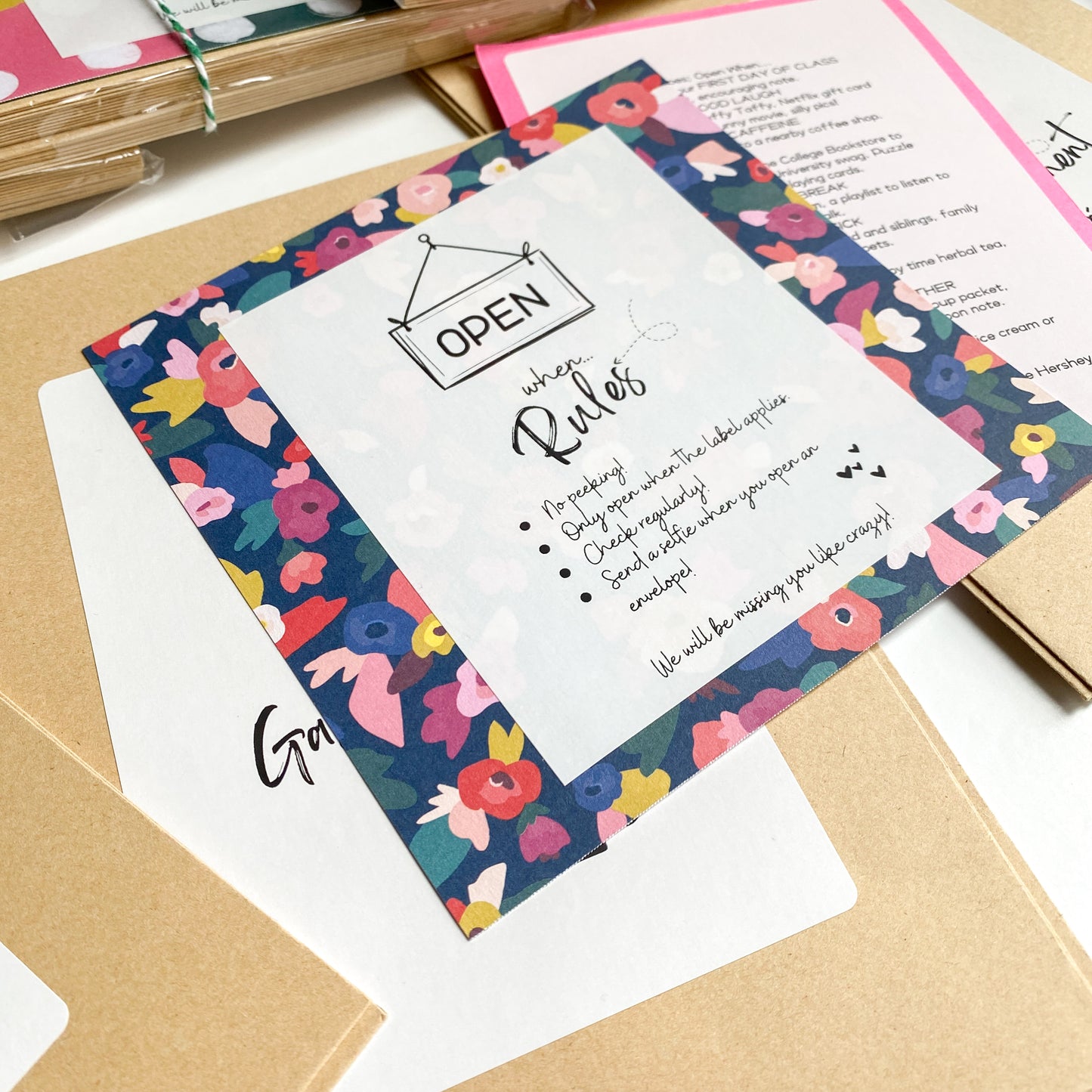 Open When Envelopes - College Edition (set of 20)