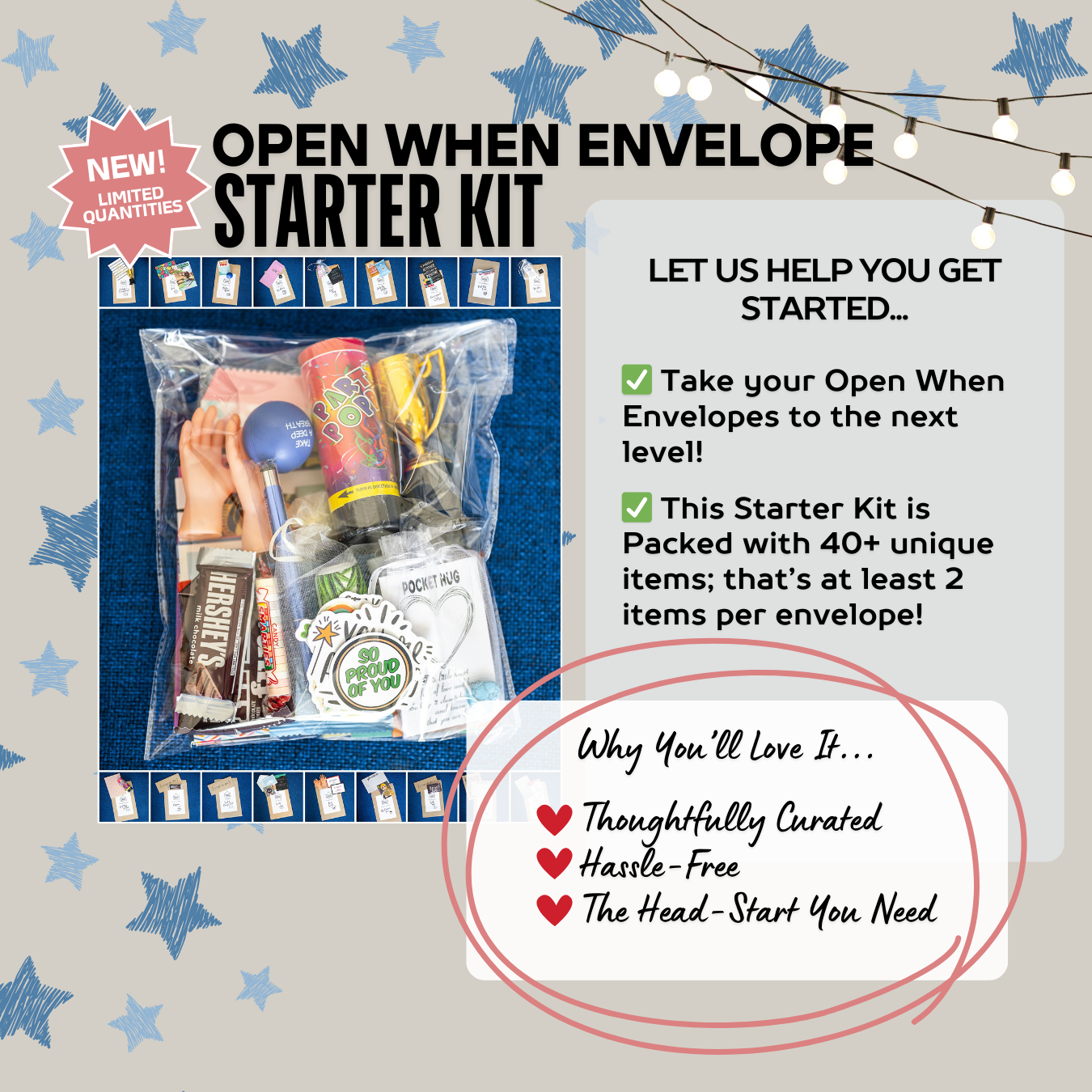 Open When Envelope Starter Kit