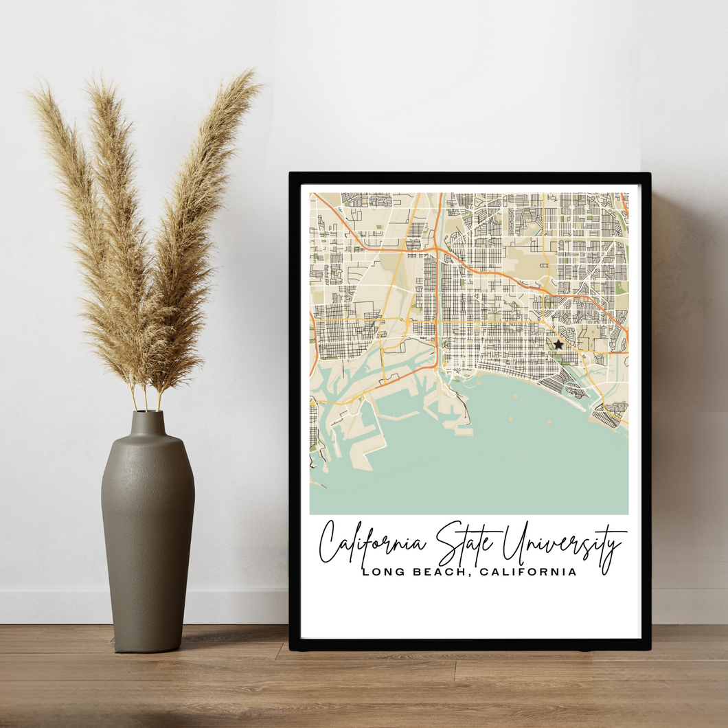 Custom Map Prints - Stlye B (any location, any city, any address)
