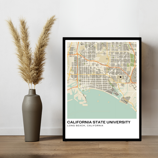 Custom Map Prints - Style C