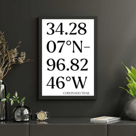 Coordinates Print - Style A
