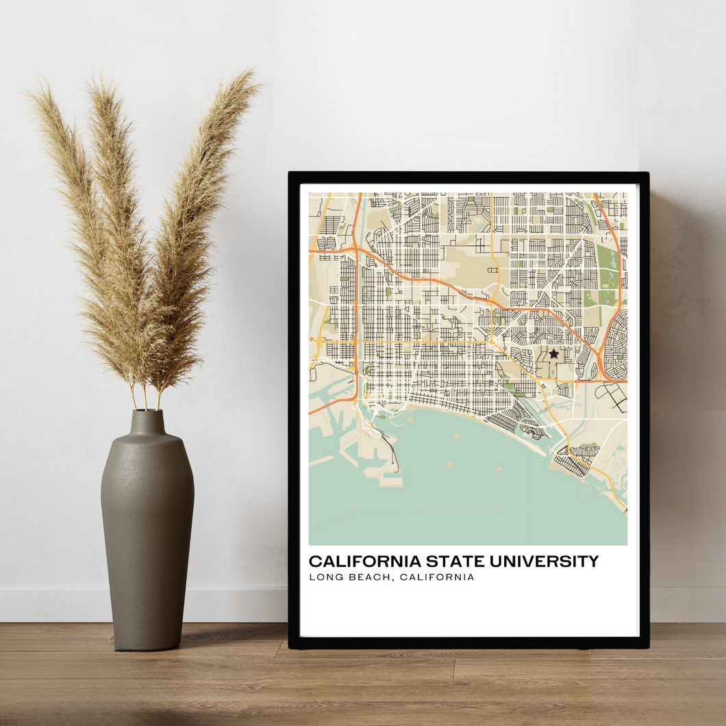 Custom Map Prints - Style C (any location, any city, any address)