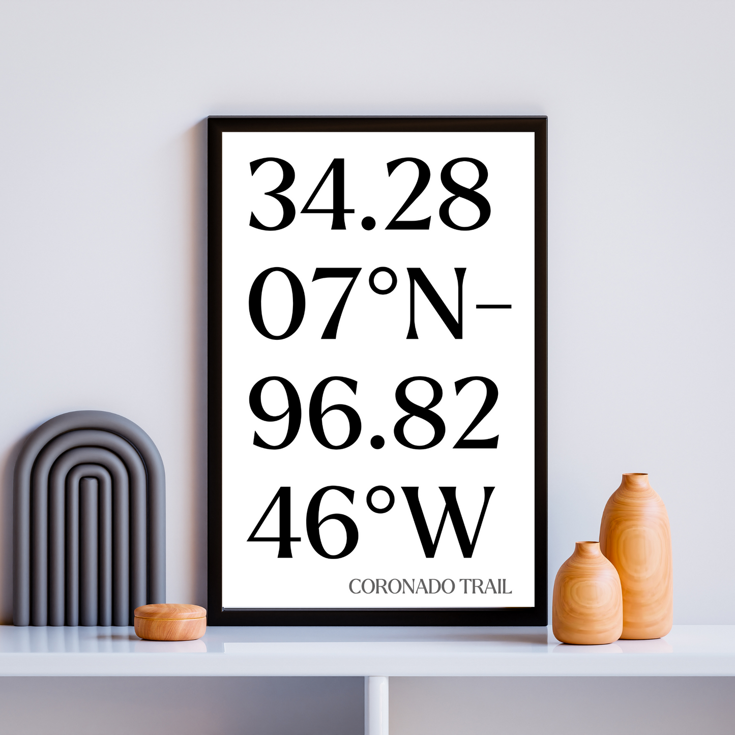 Coordinates Print - Style A