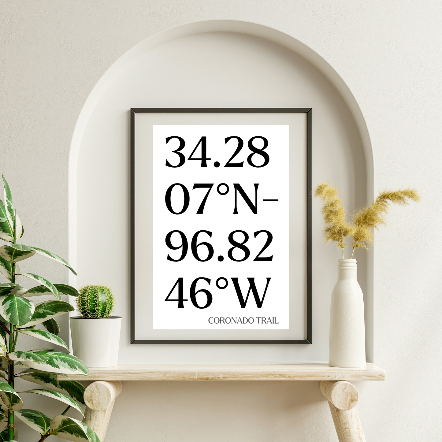 Coordinates Print - Style A