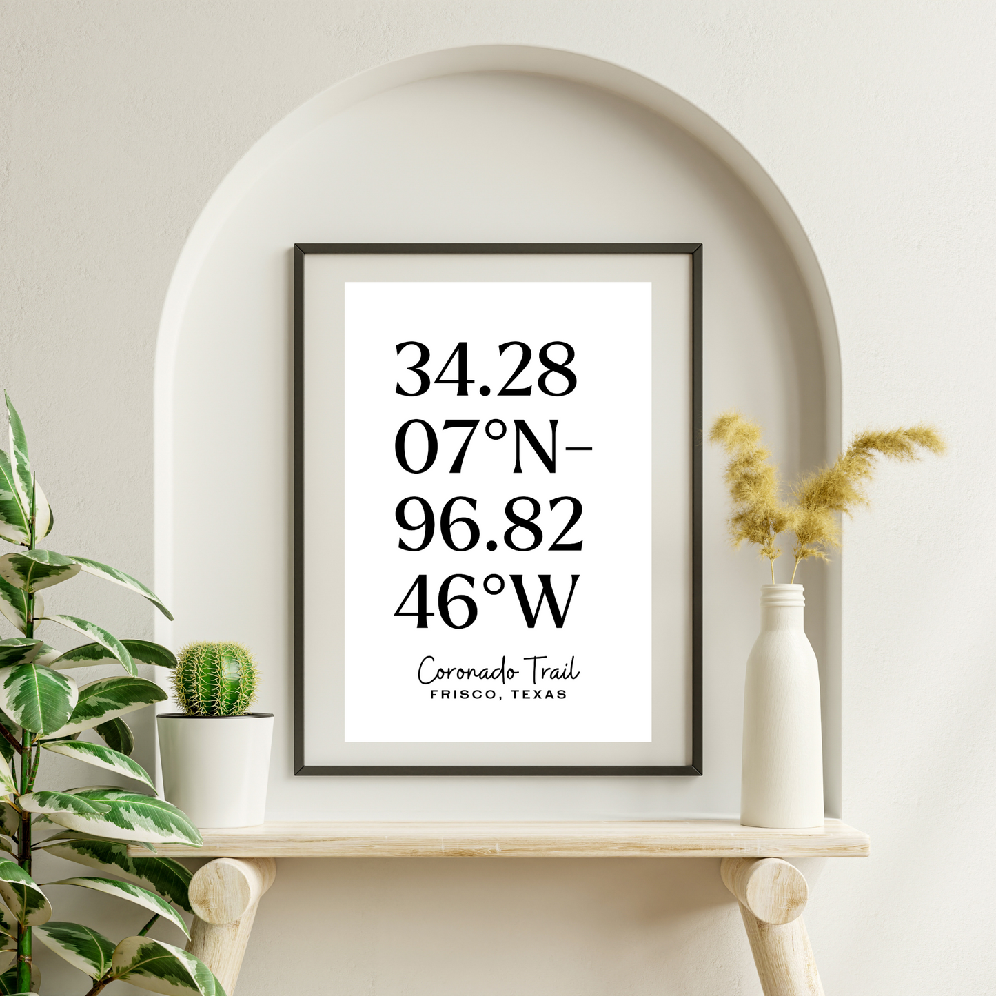 Coordinates Print - Style B